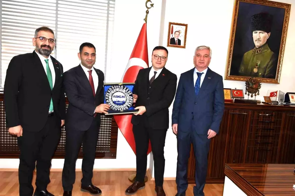 ASKON’dan Kaymakam Kaldırım’a Ziyaret