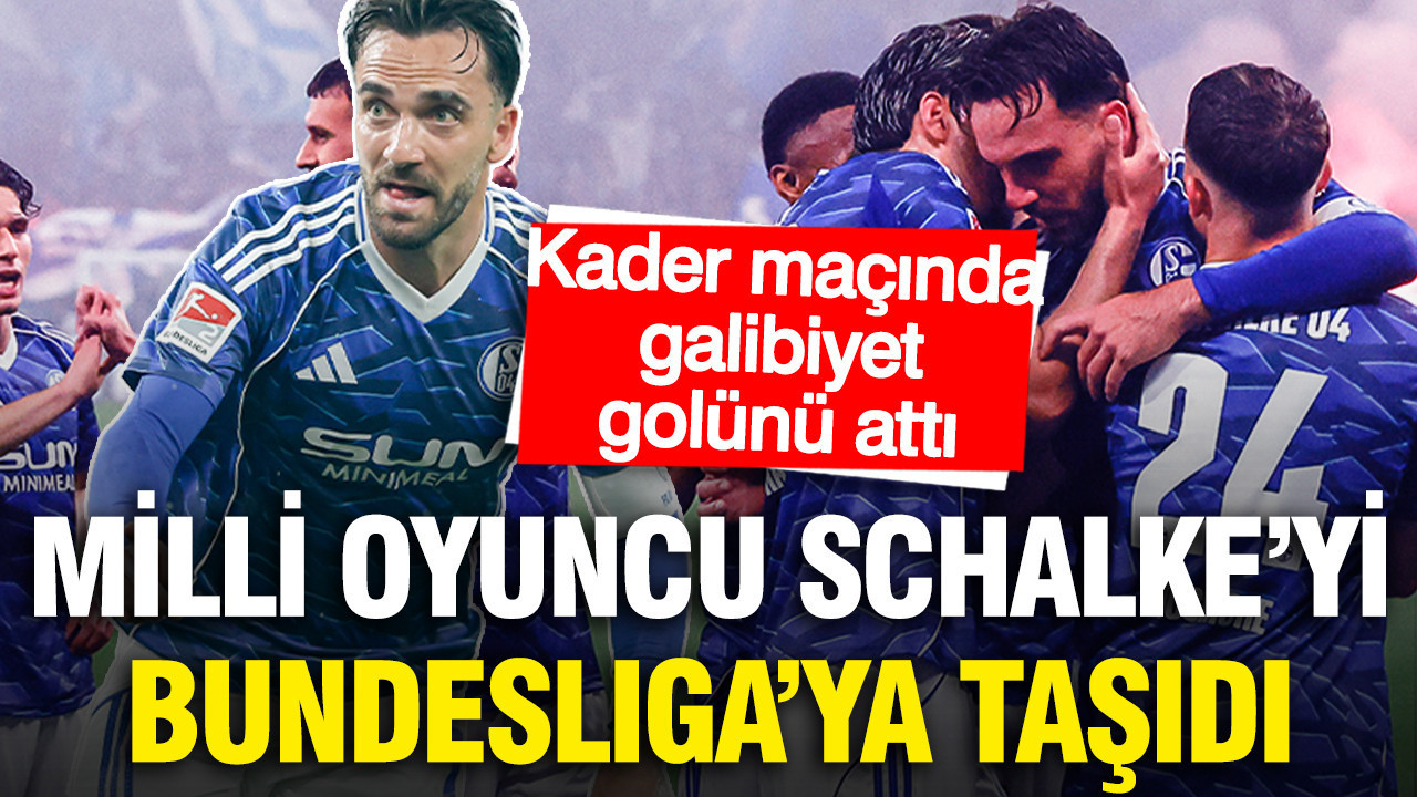 Kenan Karaman’la Schalke 04 Bundesliga’ya Dönüş Yüzde Attı
